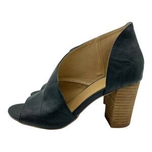 Catherine Malandrino Ankle Booties Womens Size 8.5 Black Alio Faux Leather‎